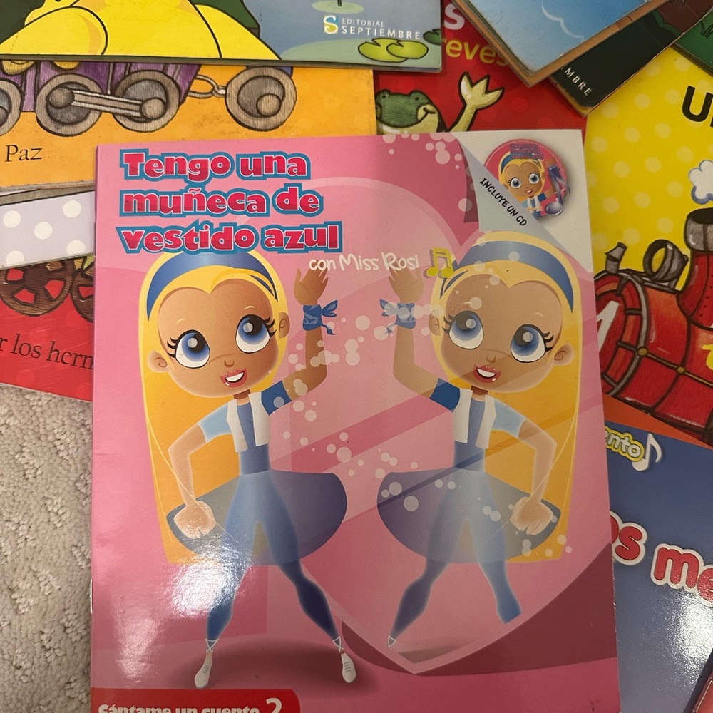 Spanish Books Learning Bundle for Kids W Audio Cd - Picture 5 of 12